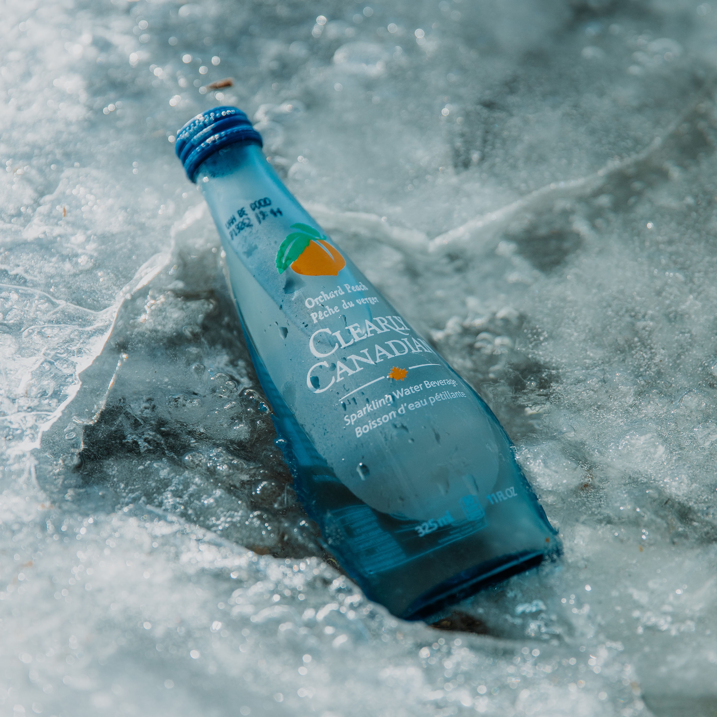 (3 pack) Clearly Canadian, Sparkling Water, Orchard Peach, 11 oz