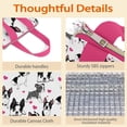 thumbnail image 4 of Pug and Love Heart Insulated Lunch Bag for Women & Adults,Large Portable Soft Cooler Lunch Bag,Thermal Food Storage Tote with Pearl Cotton,8.66L,8.75x5.75x9.5 Inch, 4 of 6