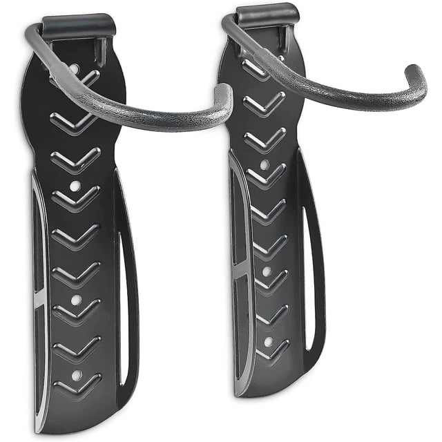 Soporte de pared para bicicleta de 2 piezas WEIHJMXG Negro