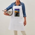 thumbnail image 4 of CafePress - Black Cat Star Gazing - Kitchen Apron with Pockets, Grilling Apron, Baking Apron, 4 of 5