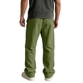 thumbnail image 6 of Afelkas Men's Relaxed Fit Casual Pants Drawstring Waist Lightweight Trousers for Daily Workwear and Easy Casual Weekend Outings Army Green,M, 6 of 7