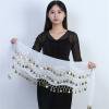 thumbnail image 4 of DailyChi Sequin Tassel Hip Scarf Sequin Tassel Skirts Rave Fringe Hip Scarf for Festival Belly Dance Skirt, 4 of 4