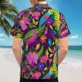 thumbnail image 6 of High Quality Hawaiian Shirts for Men Short Sleeve Aloha Beach Shirt Floral Summer Casual Button Down Shirts Blouses SDJAFO, 6 of 7