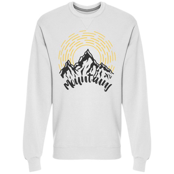 Mounitains Adventure Emblem Sweatshirt Men -Image by Shutterstock, Male Large