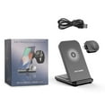 thumbnail image 2 of Langgg 15W Wireless Charger Compatible Phone Smart Watch Headset Charging Dock Station Multifunctional Travel Stand Pad with Cable, 2 of 6