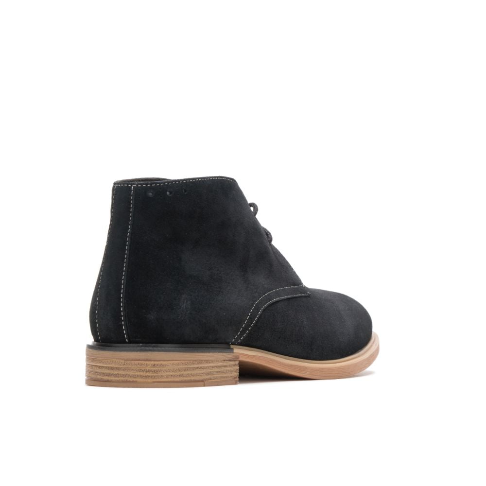 womens black suede chukka boots