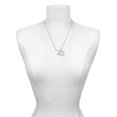 thumbnail image 2 of Delight Jewelry Goldtone Mini Star with Clear Crystal She is Clothed in Stength and Dignity Charm Necklace, 20"+3", 2 of 4
