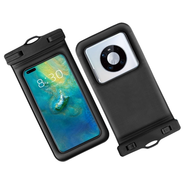 Pisexur - Funda impermeable para teléfono (IPX8) para hombre, ideal para playa, con cordón, compatible con teléfonos de hasta 7,2 pulgadas, para niños y organizador de dispositivos electrónicos.