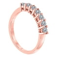 thumbnail image 3 of Aonejewelry 0.25 Ct. Ttw 7 Stone Diamond Enagement Ring In 10K Rose Gold, 3 of 4