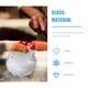 thumbnail image 3 of Juego de 1 ensaladera de vidrio para servir alimentos con recipiente para hielo seco para bar, 3 of 8