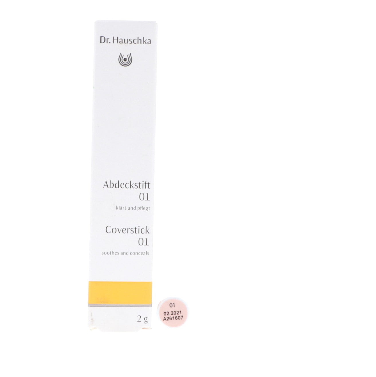 Dr. Hauschka Cover Stick, Natural 01, .07-Ounce Box