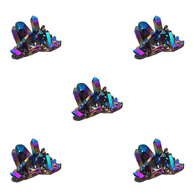 kurtrusly Crystal Stone Decoration Props Interesting Specimen Craft Home Decorations Birthday Gift Tabletop Decorating Prop Type 1 5Set