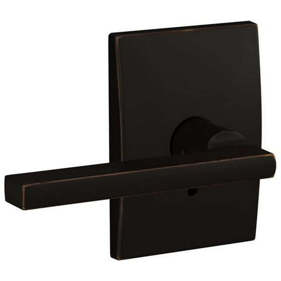 Schlage Fc21-Lat-Cen Custom Latitude Passage & Privacy Door Lever Set - Bronze