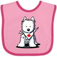 thumbnail image 3 of Inktastic Canada Day Westie Boys or Girls Baby Bib, 3 of 4
