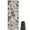 Gray Red Flower, variant on Gray Red Flower Butterfly Pattern Hot Yoga Mat Towel Non Slip for Hot Yoga - Quick-Drying Yoga Mat Cover with 4 Corner Pockets with Travel Bag - Hot Yoga Towel Non Slip 70"x26"