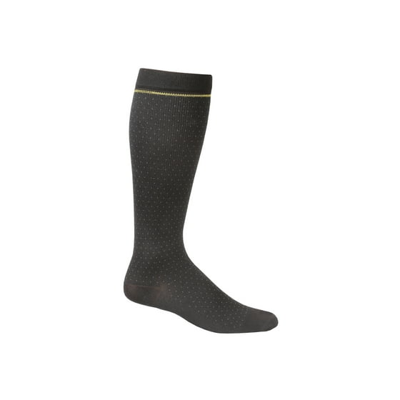 3M 3M Men's Futuro Moderate Compression Dress Socks Pindot Pattern