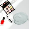 thumbnail image 4 of Unique Bargains 1 Pc Mesh Hand-held Sundries Makeup Bag Gray 4.92in, 4 of 5