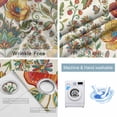 thumbnail image 4 of Green Yellow Paisley Blackout Curtains for Bedroom/Living Room, Thermal Insulated Kitchen Curtains, Vintage Boho Floral Botanical Grommet Darkening Window Treatment Drapes 27.5"x39"x2, 4 of 8