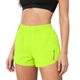 thumbnail image 2 of Aimik Solid Athletic Shorts for Women High Waist Stretchy Waist Sport Shorts with Pockets and Drawstring Summer Casual Shorts, 2 of 6