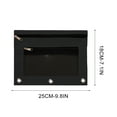 thumbnail image 3 of 2Pcs Pencil Pouch 3 Ring Zipper Pencil Pouches Case Binder Cosmetic Bag, 3 of 6
