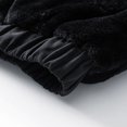 thumbnail image 4 of Yusimy Mens Reversible Thickened Solid Color Hoodie with Zip Pockets Long Sleeve Casual Outerwear, 4 of 9