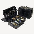 thumbnail image 2 of New  Professional Make Up Box Large Capacity Storage Travel Toiletry Makeup Suitcase PU Leather Cosmetic Bag, 2 of 6