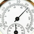 thumbnail image 2 of HEALEEP Mechanical Hygrometer Room Accessories Golden 1Set, 2 of 8