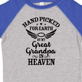 thumbnail image 4 of Inktastic Handpicked for Earth by My Great Grandpa in Heaven Boys or Girls Toddler T-Shirt, 4 of 5