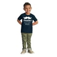 thumbnail image 3 of Grandma's Little Man Funny Mustache Youth T Shirt Tee Boys Infant Toddler Brisco Brands 12M, 3 of 5