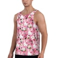 thumbnail image 2 of Gaeub Rose Rabbit Men's Athletic Tank Top, Workout Sleeveless Shirts, Running Tank Tops for Gym, Running, Training - 3X-Large, 2 of 9