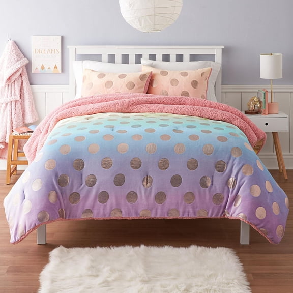 MSK Rain Dot Comforter Set D/Q