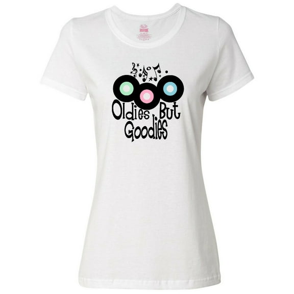 Inktastic Oldies but Goodies Records and Music Notes Women's T-Shirt