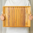 thumbnail image 2 of Teak Wood Serving Tray, 2 of 5