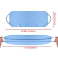thumbnail image 3 of Nylon Back Exfoliating Towel | Stretchy Stretchable Bath Scrubber | Body Cleaning Cloth for Hard-To-Reach Areas | Shower Scrub for Home Use, 3 of 7