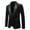 Black, variant on Wancir Men's Tuxedo Jacket Slim Fit Shawl Lapel Blazer Suit Jackets for Party Prom Wedding Dinner