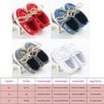 thumbnail image 7 of Baby Boys Girl Newborn Shoes Kids Denim Soft Sole First Walkers Toddler Infant Anti-Slip Prewalker Sneaker Shoes, 7 of 7