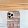 thumbnail image 6 of imple Woven Pattern Phone case, Available in Colour Blocking and Solid Colours, Stylish case for iPhone 15 14 13 12 11 Pro Max X XS XR 7 8 Phone Case (P2,iPhone 14 Pro Max), 6 of 8