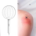 thumbnail image 2 of DFC Innovative Four In One Foldable Electric Swatter Rechargeable Light Wave Trap And Extermination Lamp Household Wall Mounted Swatter, 2 of 7