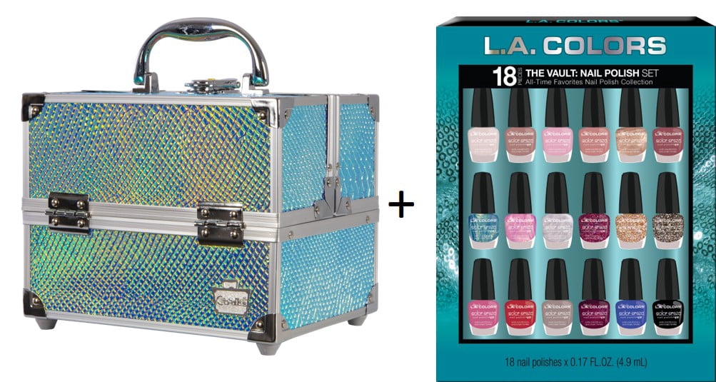 caboodles iridescent train case