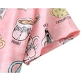 thumbnail image 4 of Conjunto de pijamas de algodón para mujer, pantalones capri de manga corta, ropa de dormir de talla grande S-3XL Adepaton CJWUS-4936, 4 of 5