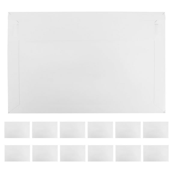 15 Pcs Express Mailing Letter White Envelopes Mailing Envelopes Photo Envelopes for Mailing Flat Mailers