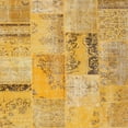 thumbnail image 1 of Ahgly Company Machine Washable Indoor Square Contemporary Orange Area Rugs, 4' Square, 1 of 7