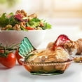 thumbnail image 4 of Chicken Kitchen Decor Candy Dish With Lid Hen On Nest, Glass Vintage Rooster Candy Jar, Rural Farmhouse Style Candy Bowl for Home Kitchen Decor & Gift Giving, 4 of 10