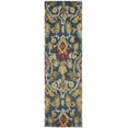 thumbnail image 2 of SAFAVIEH Blossom Lennon Floral Wool Runner Rug, Navy/Multi, 2'3" x 10', 2 of 7
