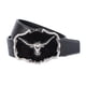 thumbnail image 2 of Cinturón de cuero de hebil de cabeza de , cinturón de cintura de vaquero americano Rodao, accesorios de ropa Soledad Cinturón occidental de vaquero, 2 of 4