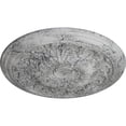 thumbnail image 3 of Ekena Millwork 20"OD x 1 1/2"P Damon Ceiling Medallion (Fits Canopies up to 3 3/8"), Hand-Painted Ultra Pure White Crackle, 3 of 6