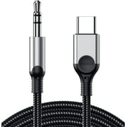 USB C to 3.5mm Audio Aux Jack Cable, ZOOAUX Type C Adapter to 3.5mm Headphone Car Stereo Aux Cord for iPad Pro 2018