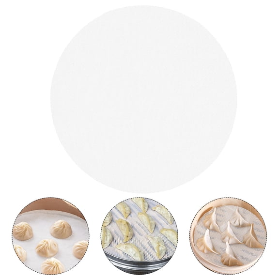 DRAFIDEEP Beige Silicone Steamer Mat Nonstick up to 250°C for Dumplings, Buns, Vegetables, and Kitchen Cooking