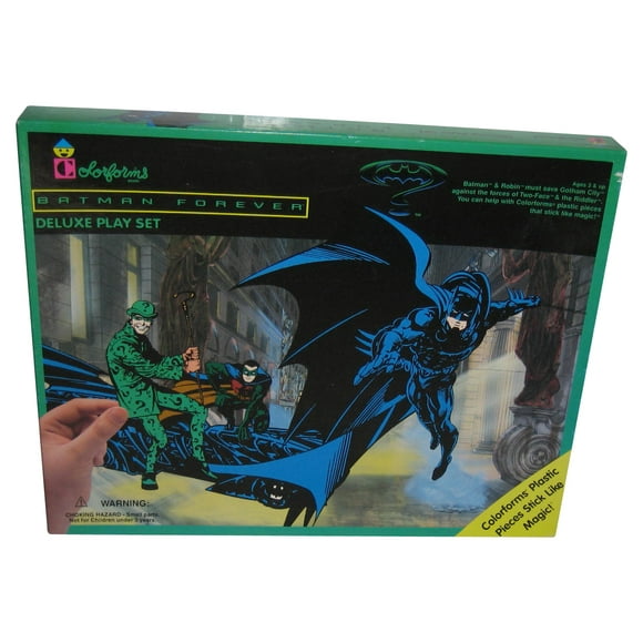 DC Batman pour Toujours Deviner & Robin Colorforms Jeu de Luxe 2413