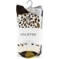 thumbnail image 2 of GoldToe Edition Women's Animal Print Mid Crew Socks Assorted, 6 Pairs, Size 6-9, 2 of 11